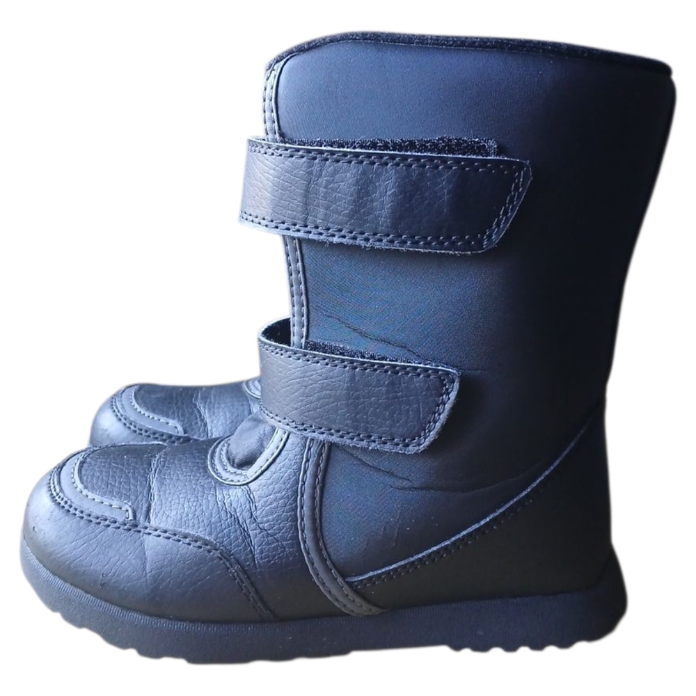 Children's‎ Black Velcro Boots Size 12 Toddler